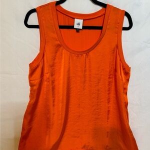 CAbi Women's Vibrant Orange Tank Top